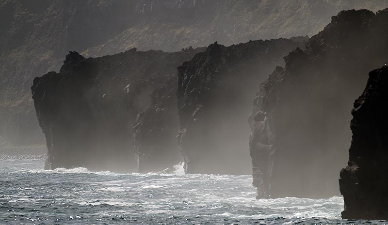 Tristan da Cunha cliffs (image by Damon Ramsey)